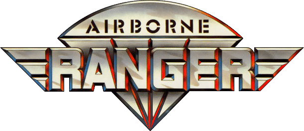 Airborne Ranger logo for Commodore 64